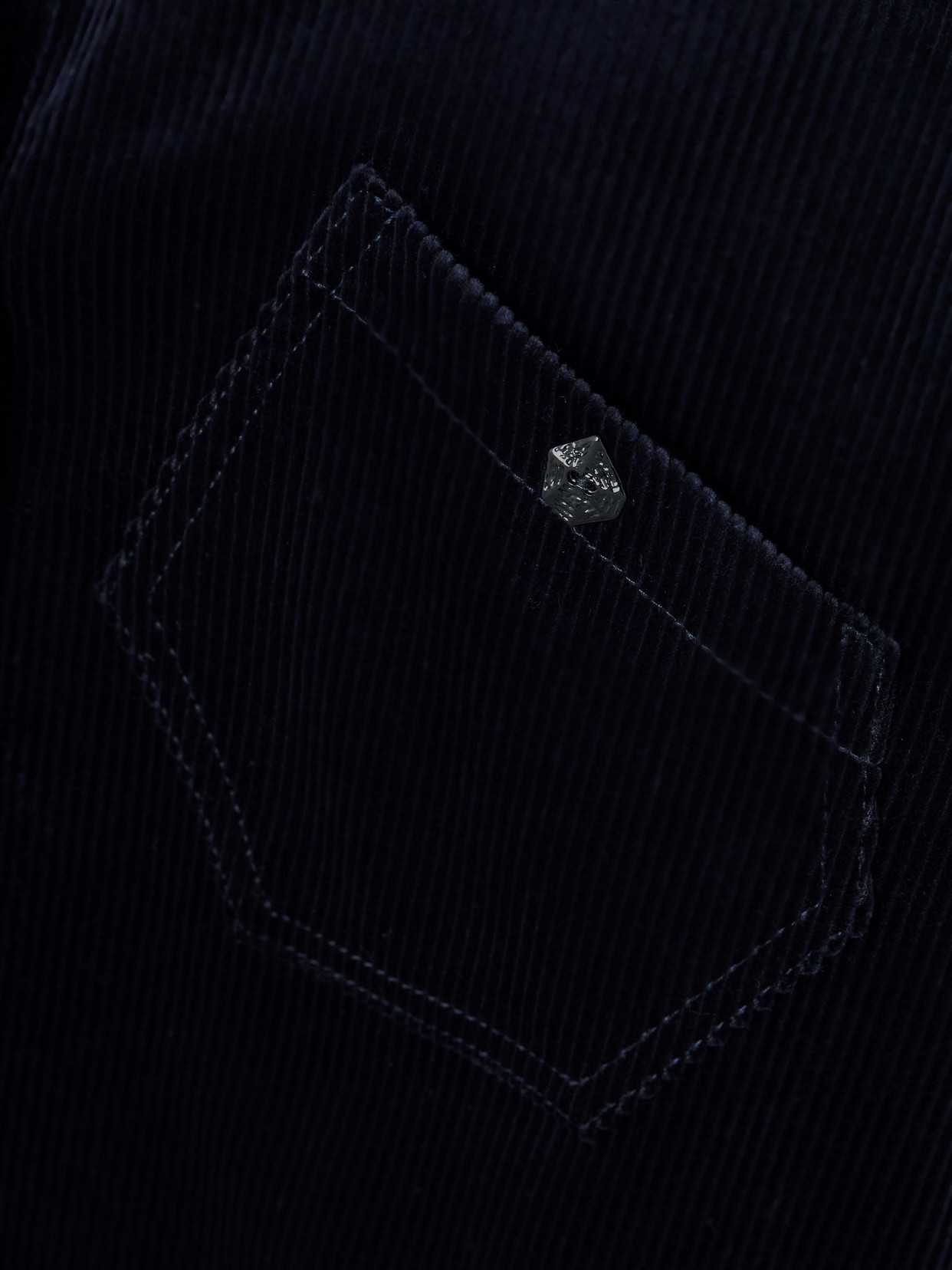 Bartolomeo Cotton-corduroy Shirt - Blue