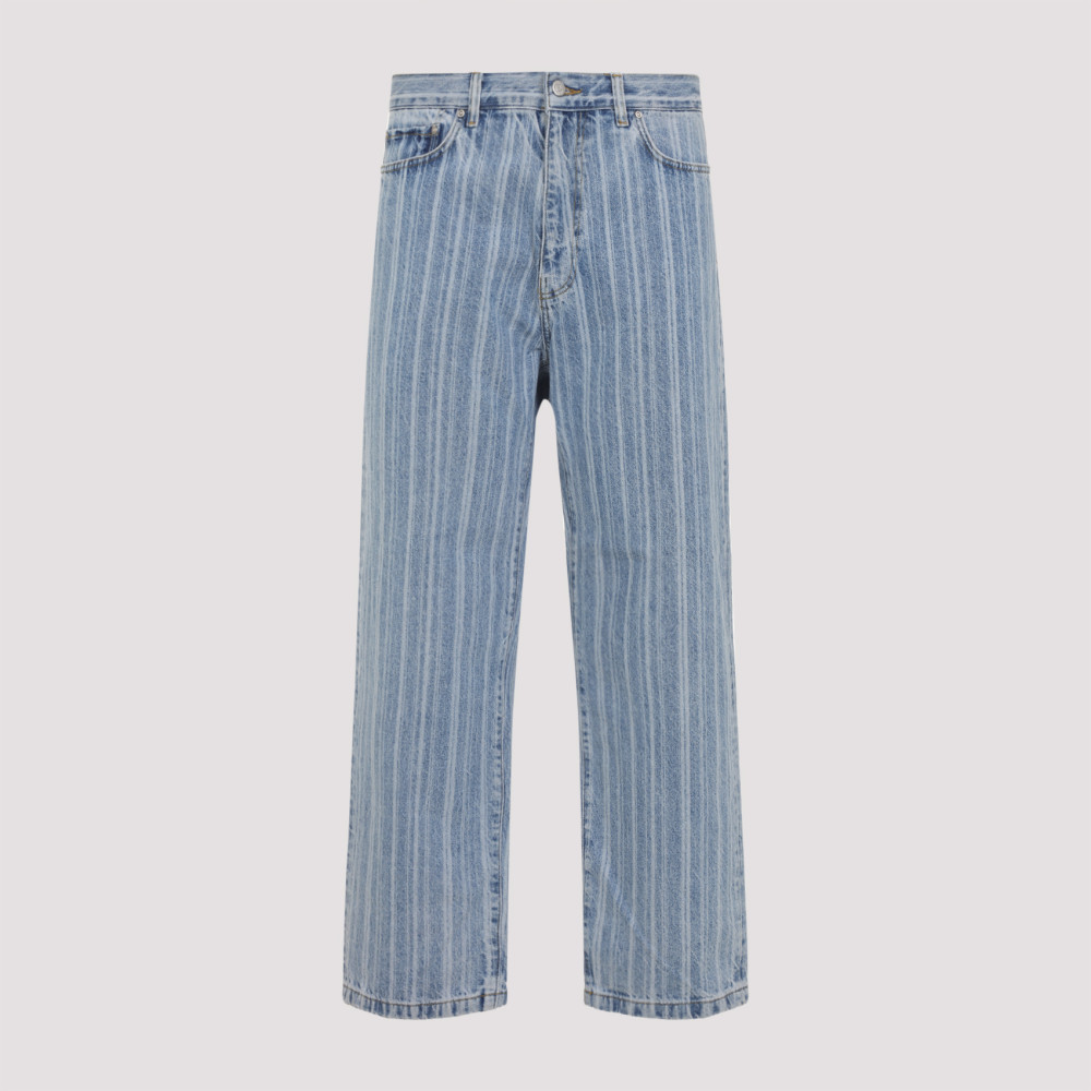 Light Blue Straight Leg Jeans