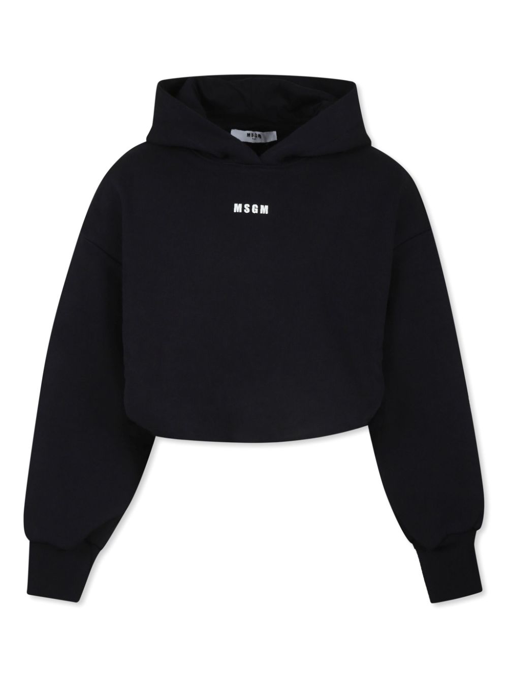 Logo-embroidered hoodie - 110 NERO/BLACK