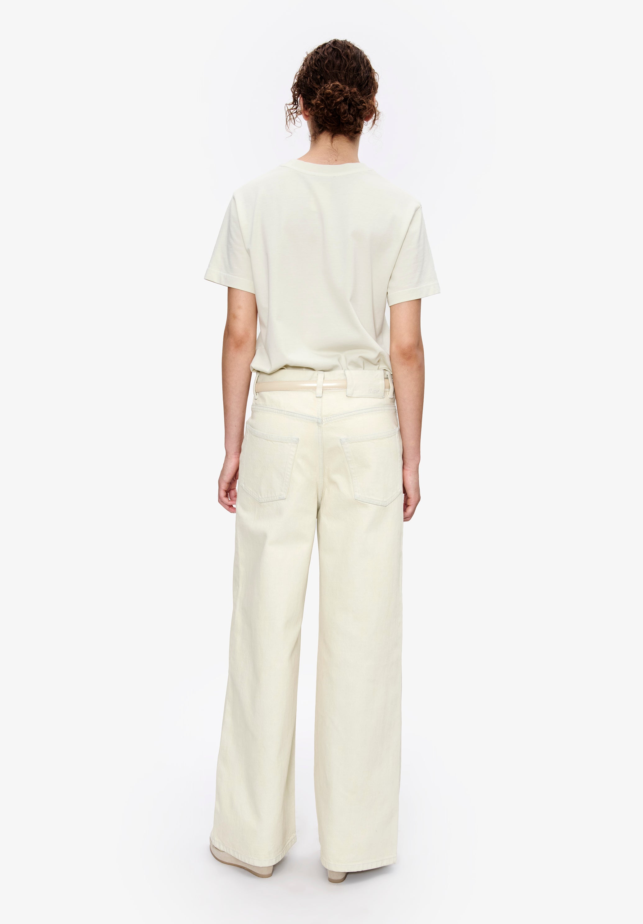 A. P.C. Women's Clyde Jeans Size: 24 in Bleached out