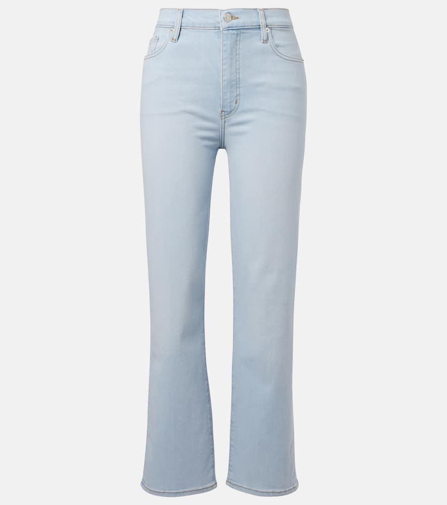 Frame Le Sleek high-rise straight jeans