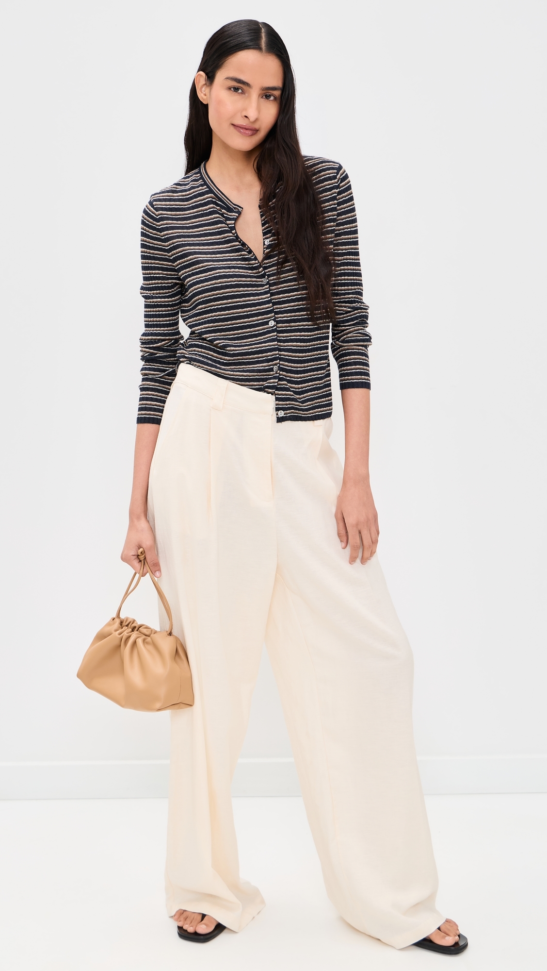 Cropped Cardigan Nocturne Blue