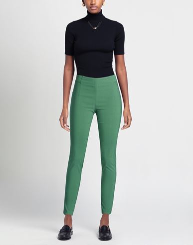 Woman Pants Green Size 8 Viscose, Polyamide, Elastane