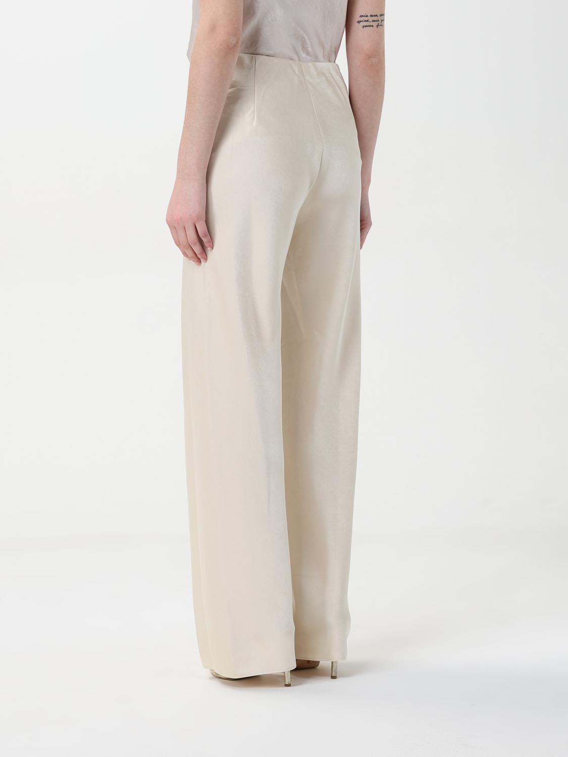 Pants VINCE Woman color Yellow Cream