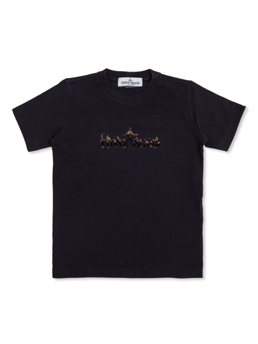 Boys Black Logo T-Shirt