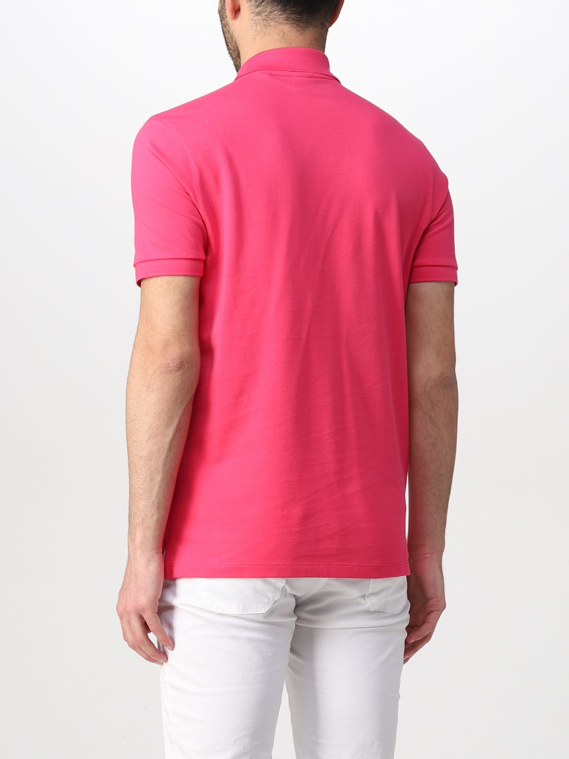 Polo Shirt Men colour Pink