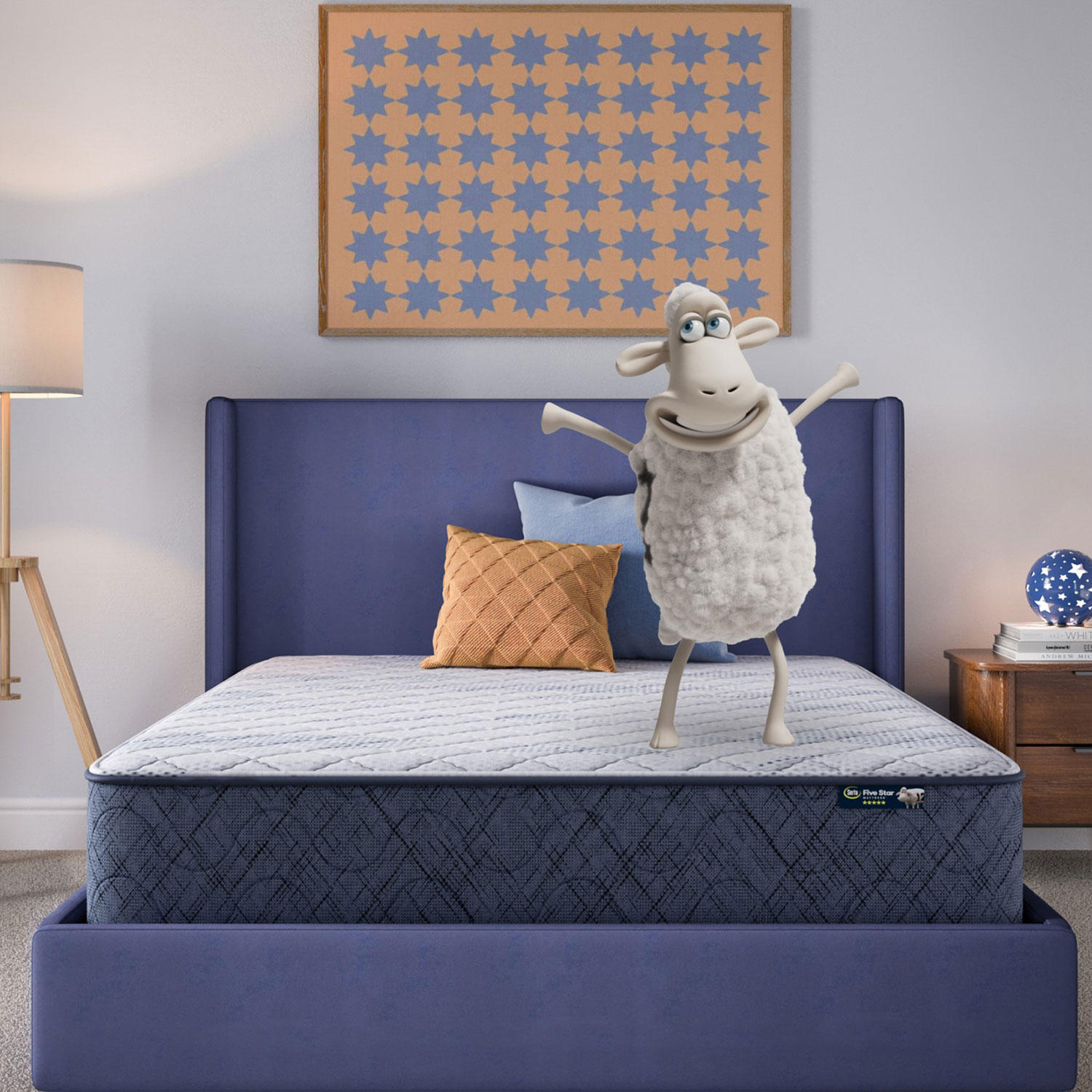 Five Star Mattress Sleepscape 12' Plush Pillow Top Queen:- Queen