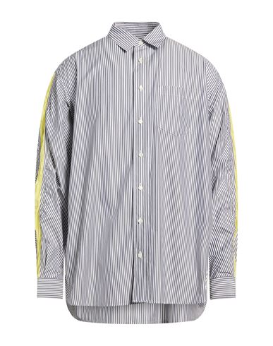 Man Shirt Navy Size 4 Cotton, Polyester