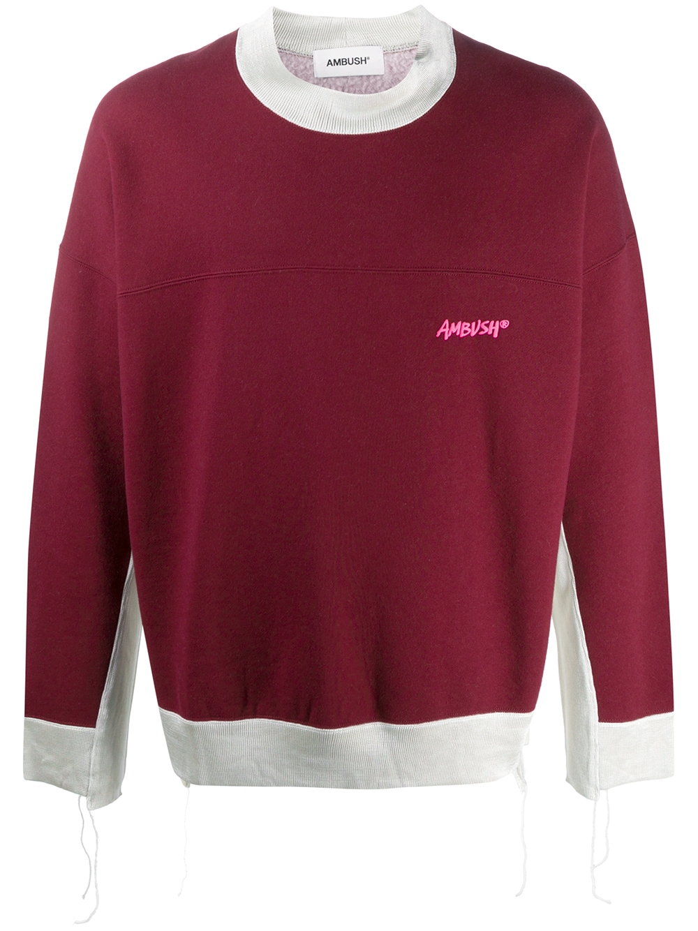 Panel detailing sweatshirt - Red