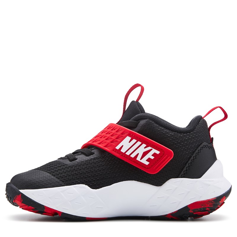 Kids' Hustle 12 Basketball Shoe Little Kid Shoes (Black/Red)