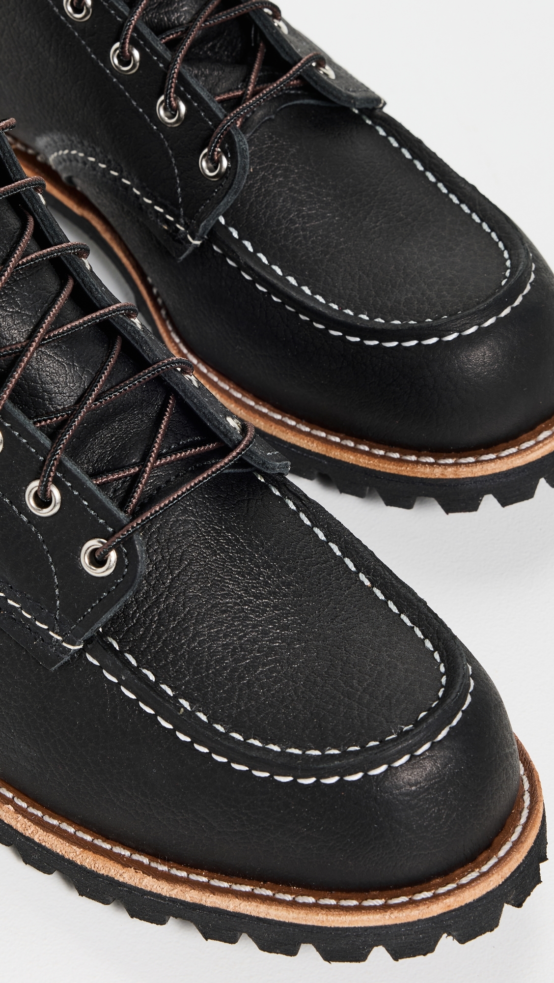 Roughneck Oil Slick Leather Boots Black Oil Slick