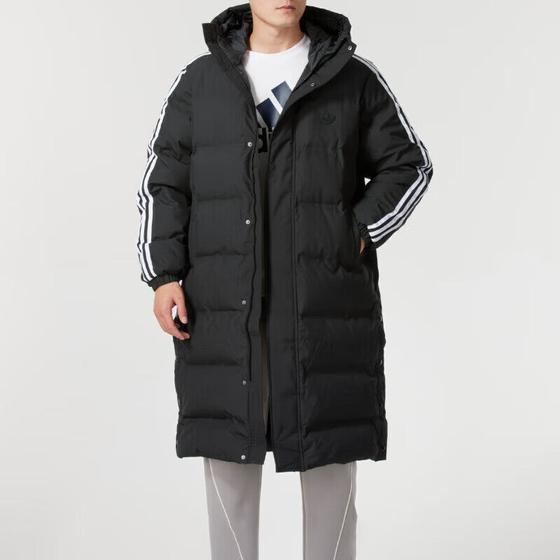 Long Puffer Jacket Asia Sizing 'Black White'