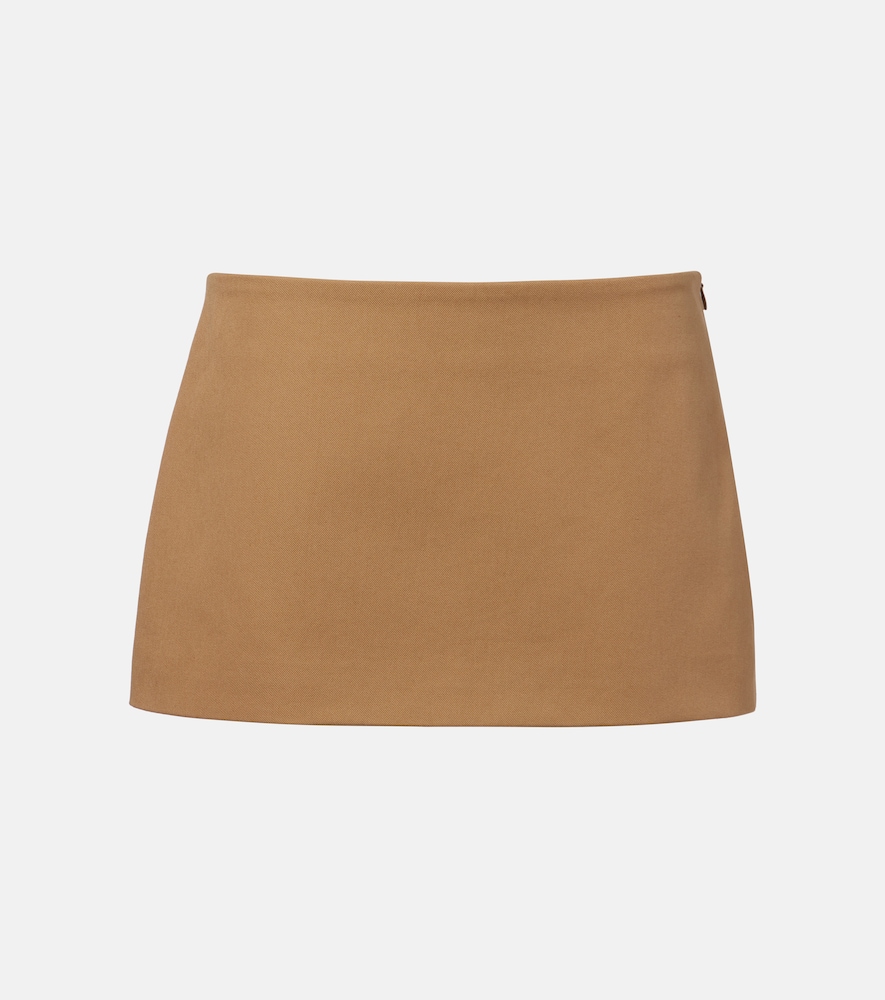 Hera cotton twill miniskirt