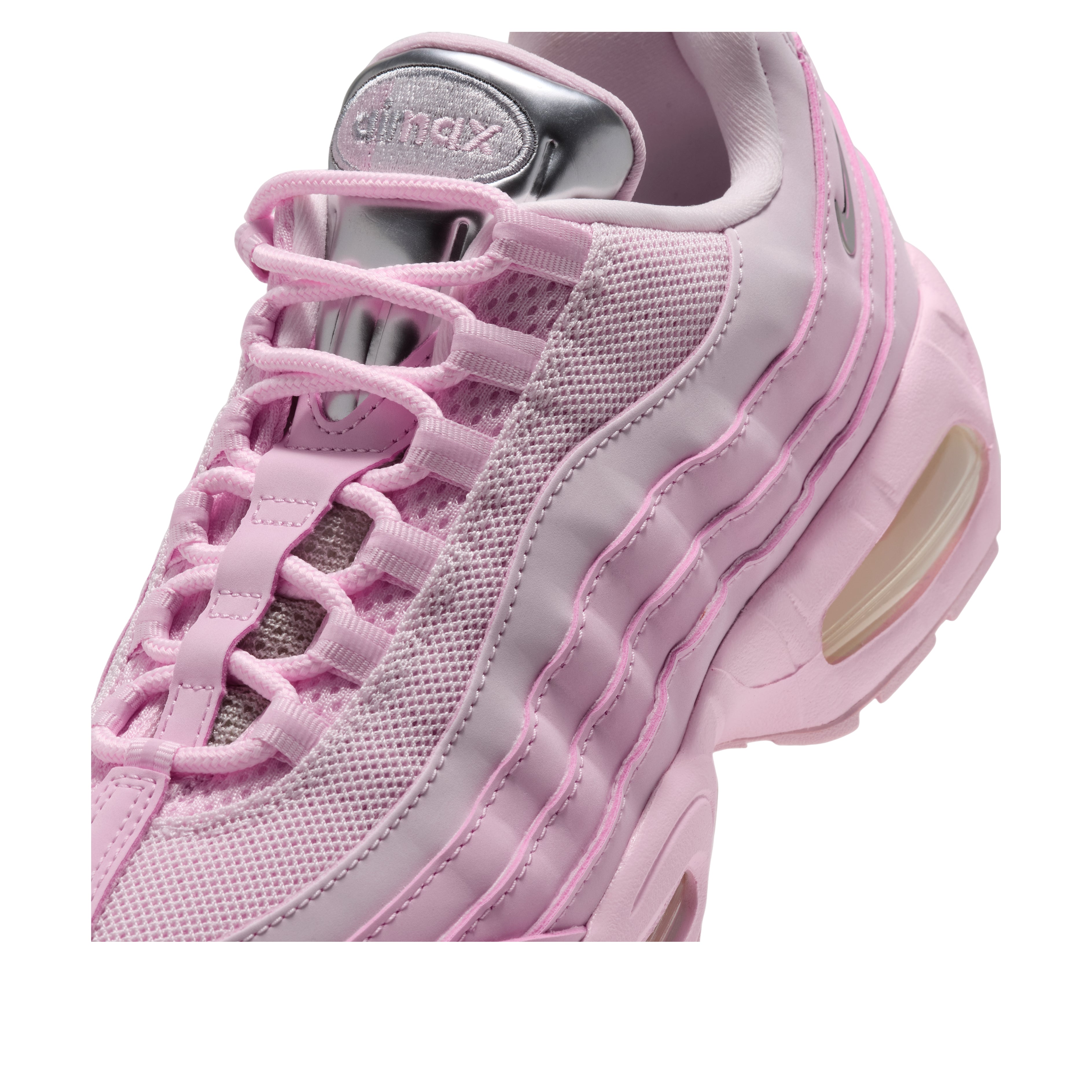 (WMNS) Air Max 95 Big Bubble Chrome 'Pink Foam Pearl Pink'