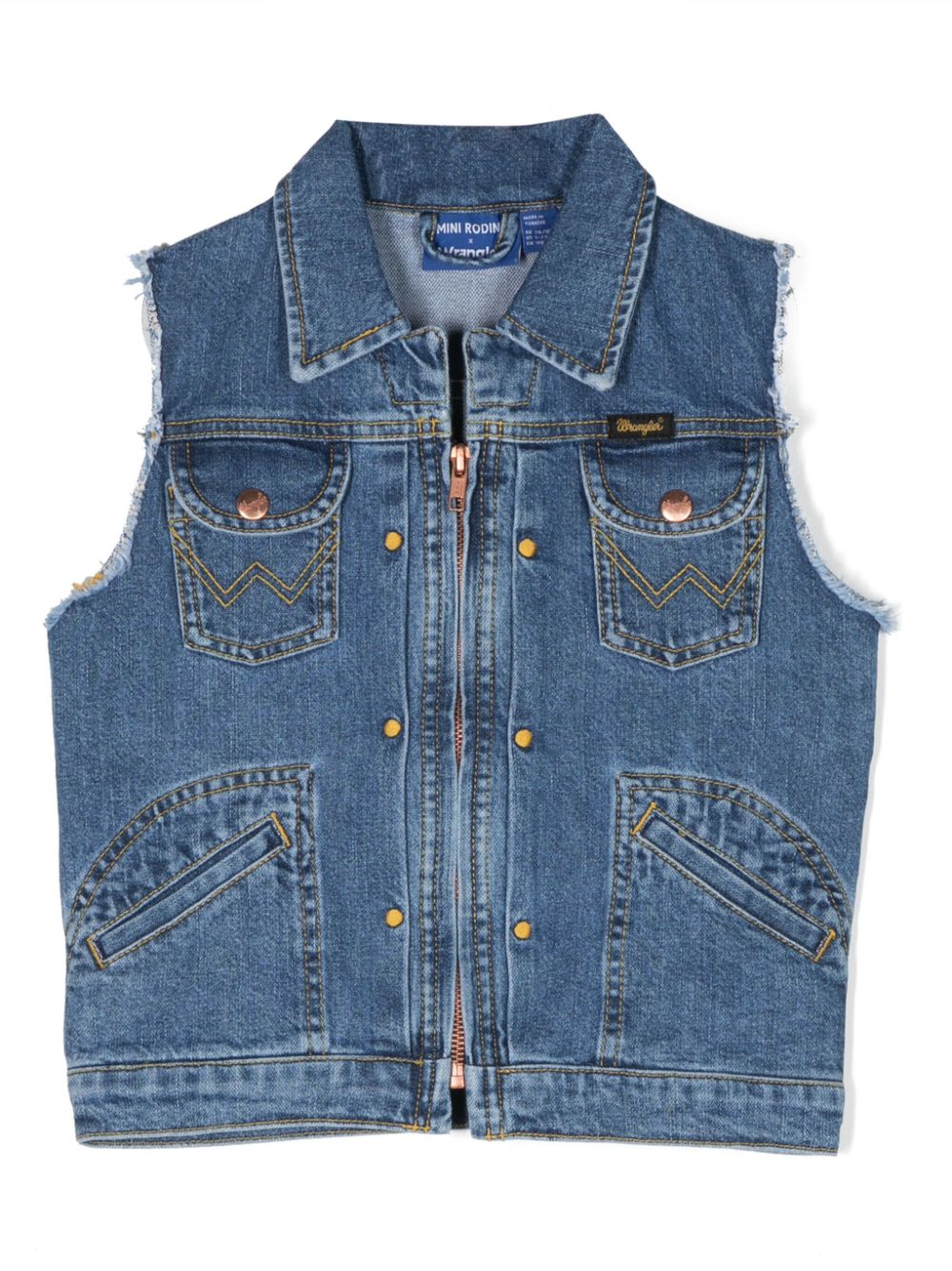Blue Vest For Kids With Dove