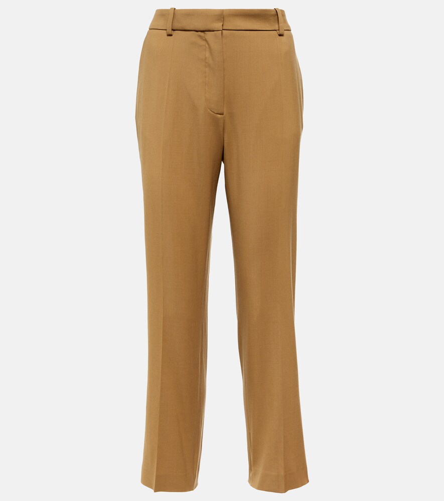 Eliston wool gabardine straight pants