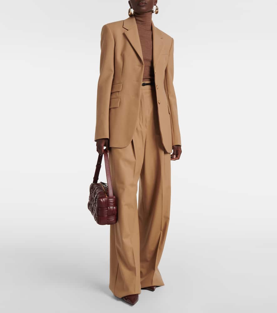 Kiens12 wool-blend wide-leg pants