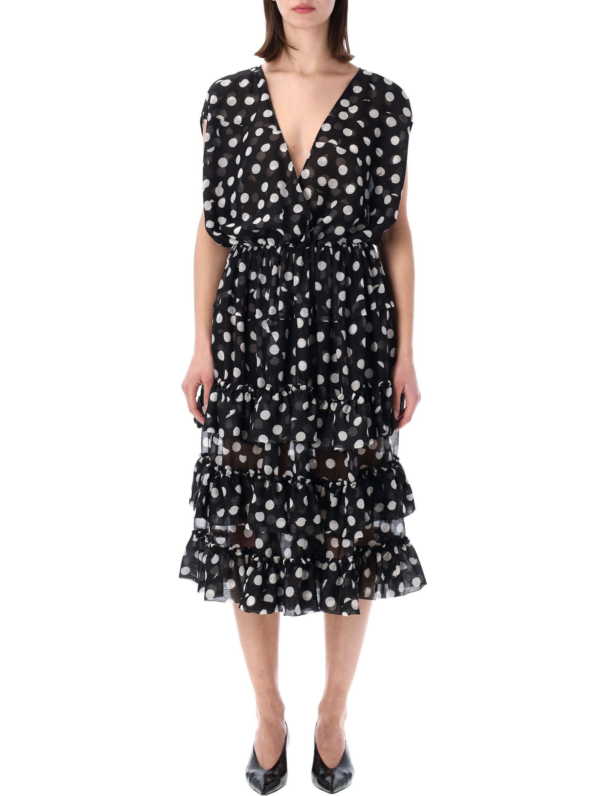 Beaded-embellishment Mini Dress