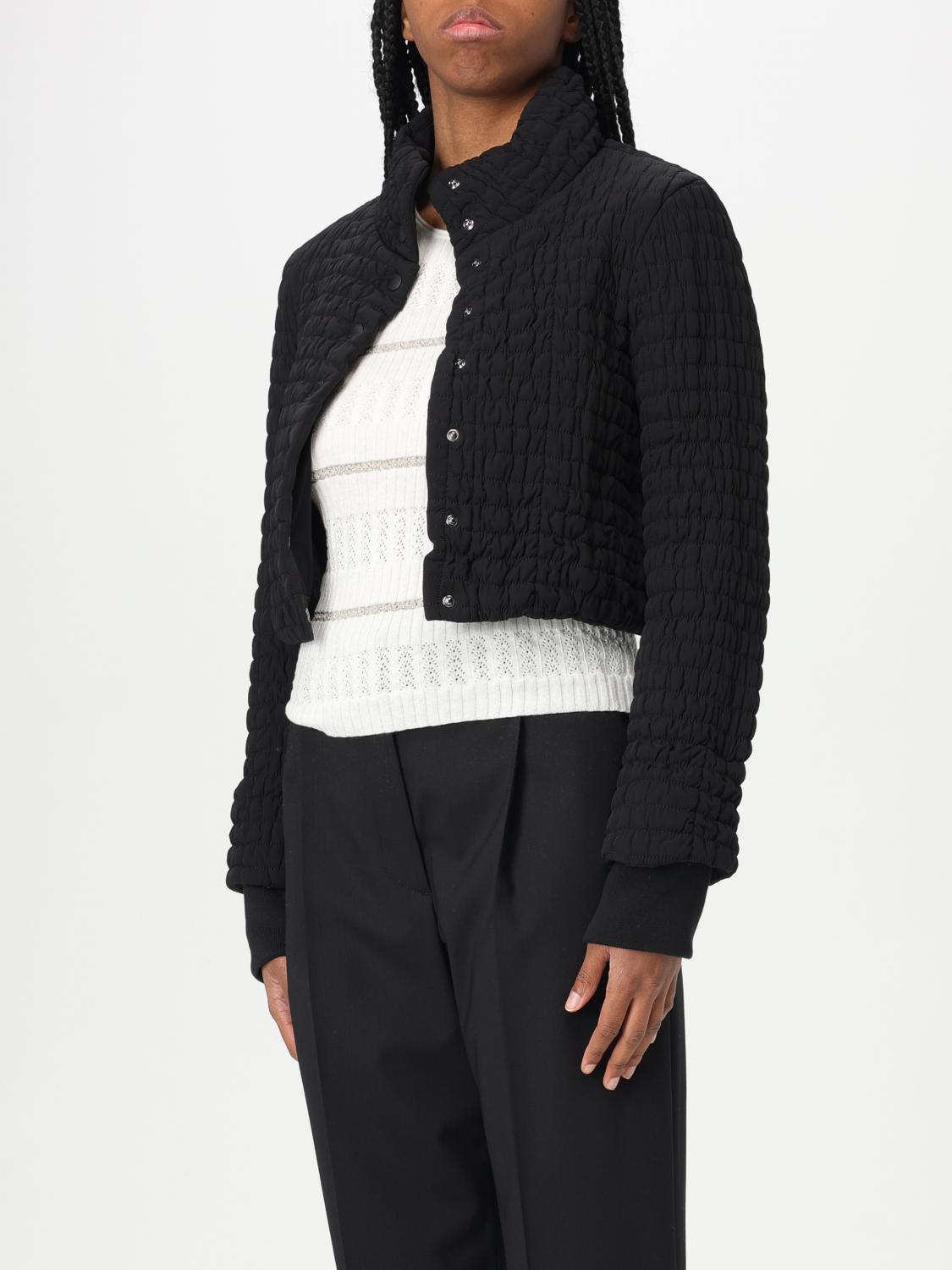Cropped puffer jacket - Black