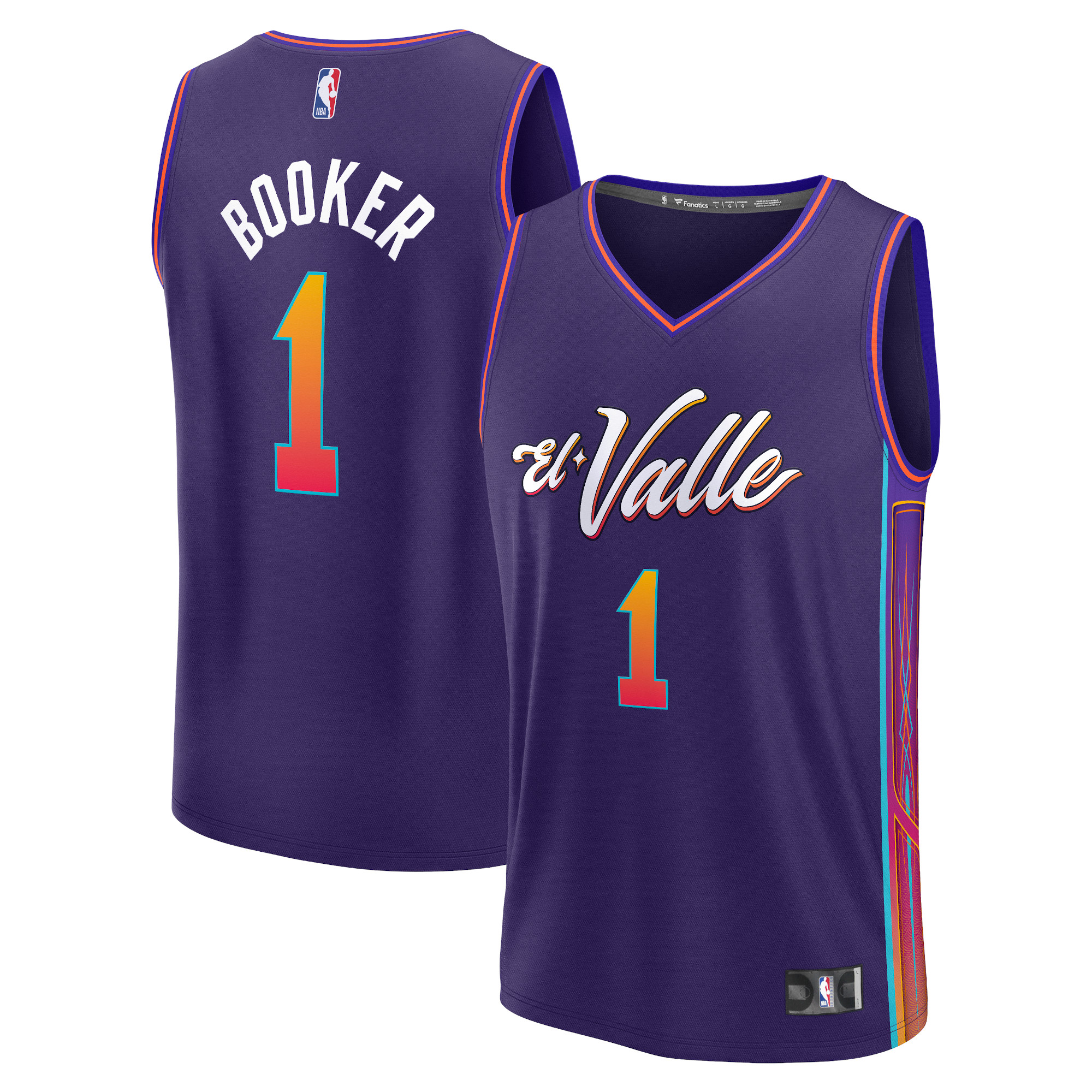 Youth Devin Booker Purple Phoenix Suns Fast Break Jersey