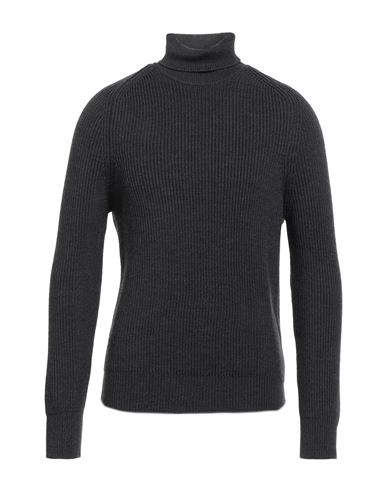 Man Turtleneck Charcoal Size 36 Virgin Wool