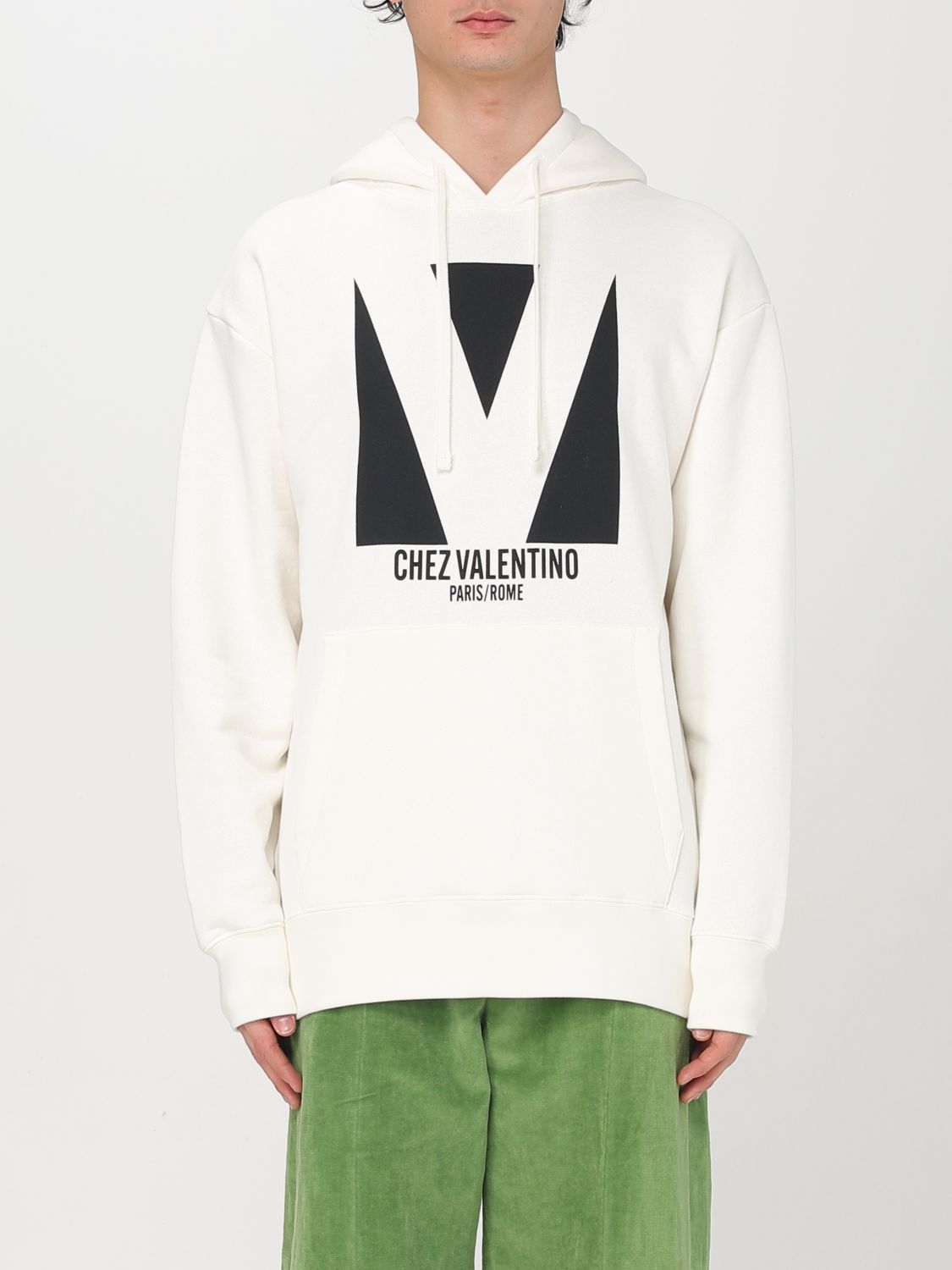 Sweatshirt Men color Ivory
