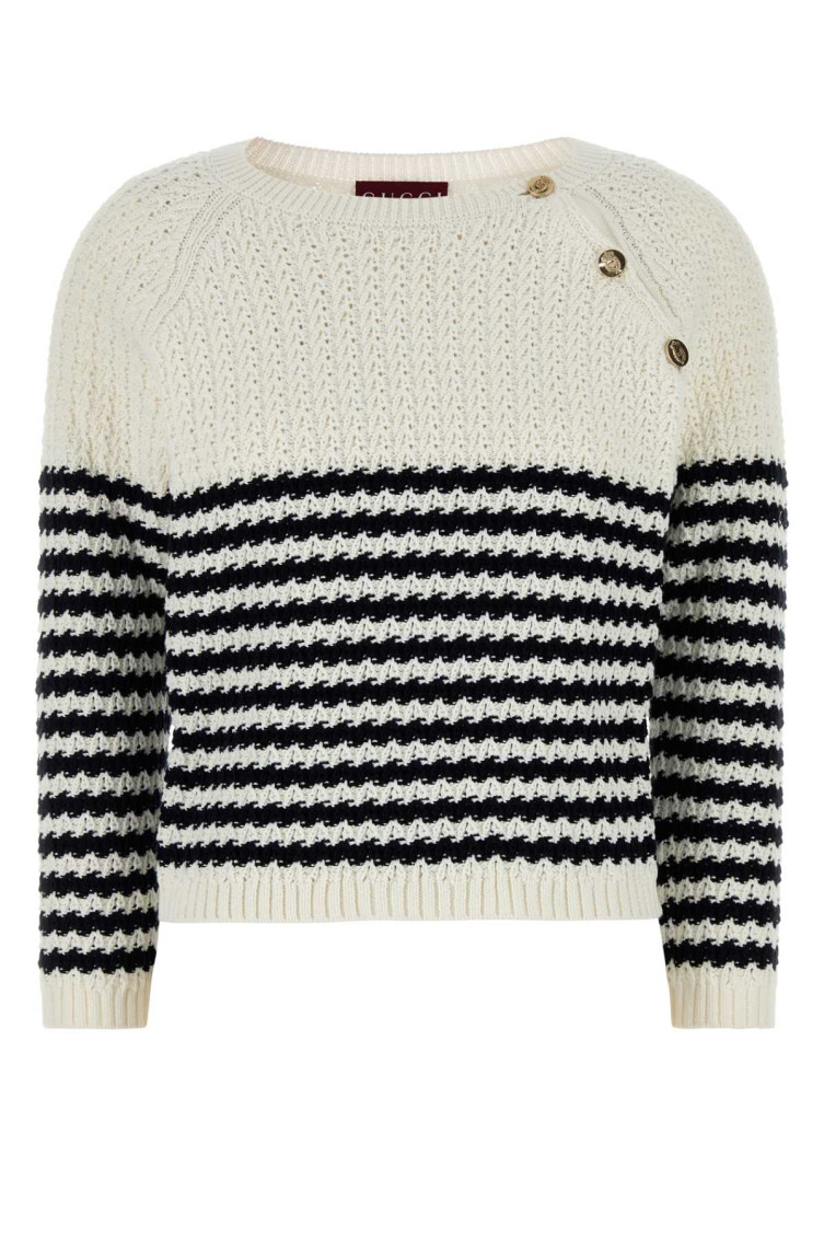 Embroidered Cotton Sweater