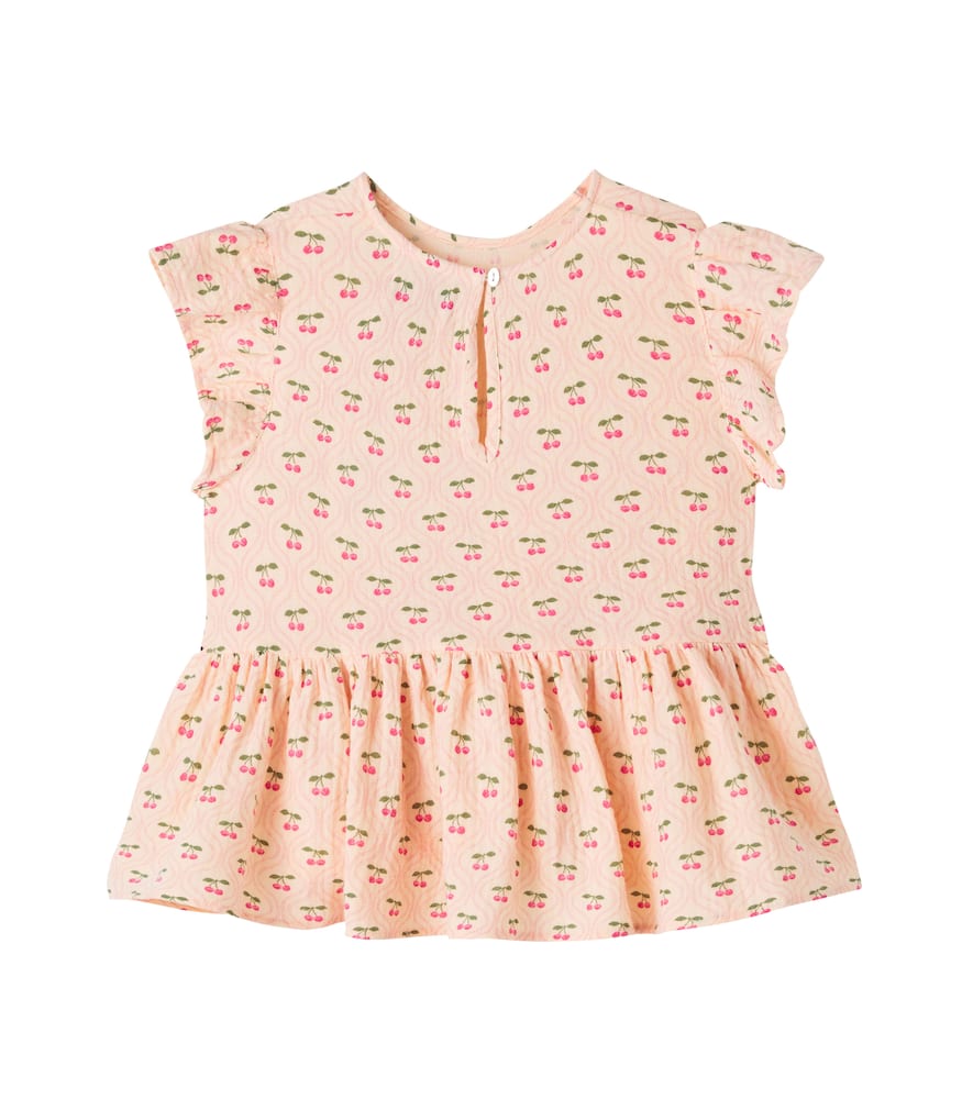 Konges Sløjd Coco printed cotton top