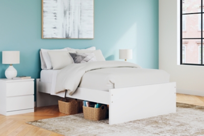 Onita Full Platform Bed, White