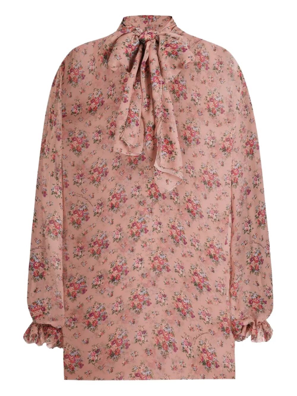 Chiffon Top With Flower Print