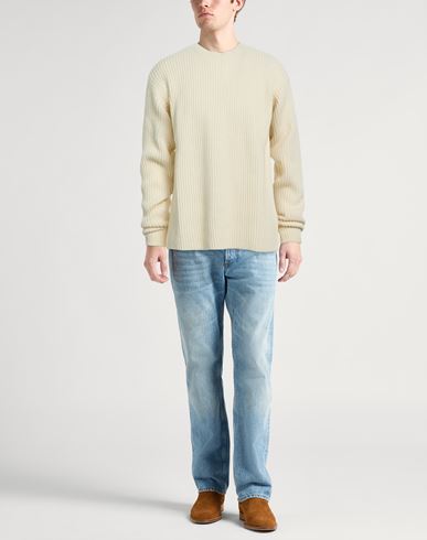 Man Sweater Off white Size 40 Wool