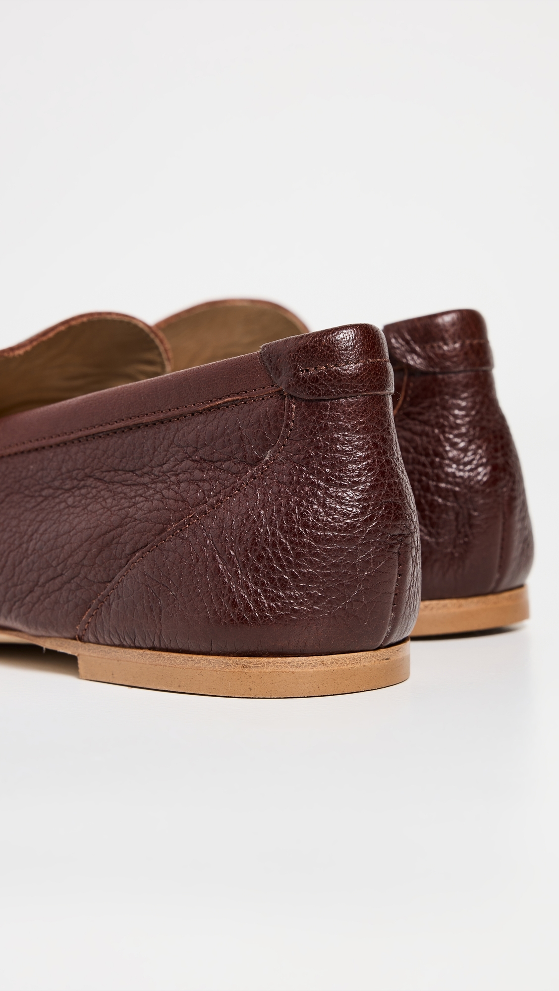 Penny Leather Loafers Oxblood
