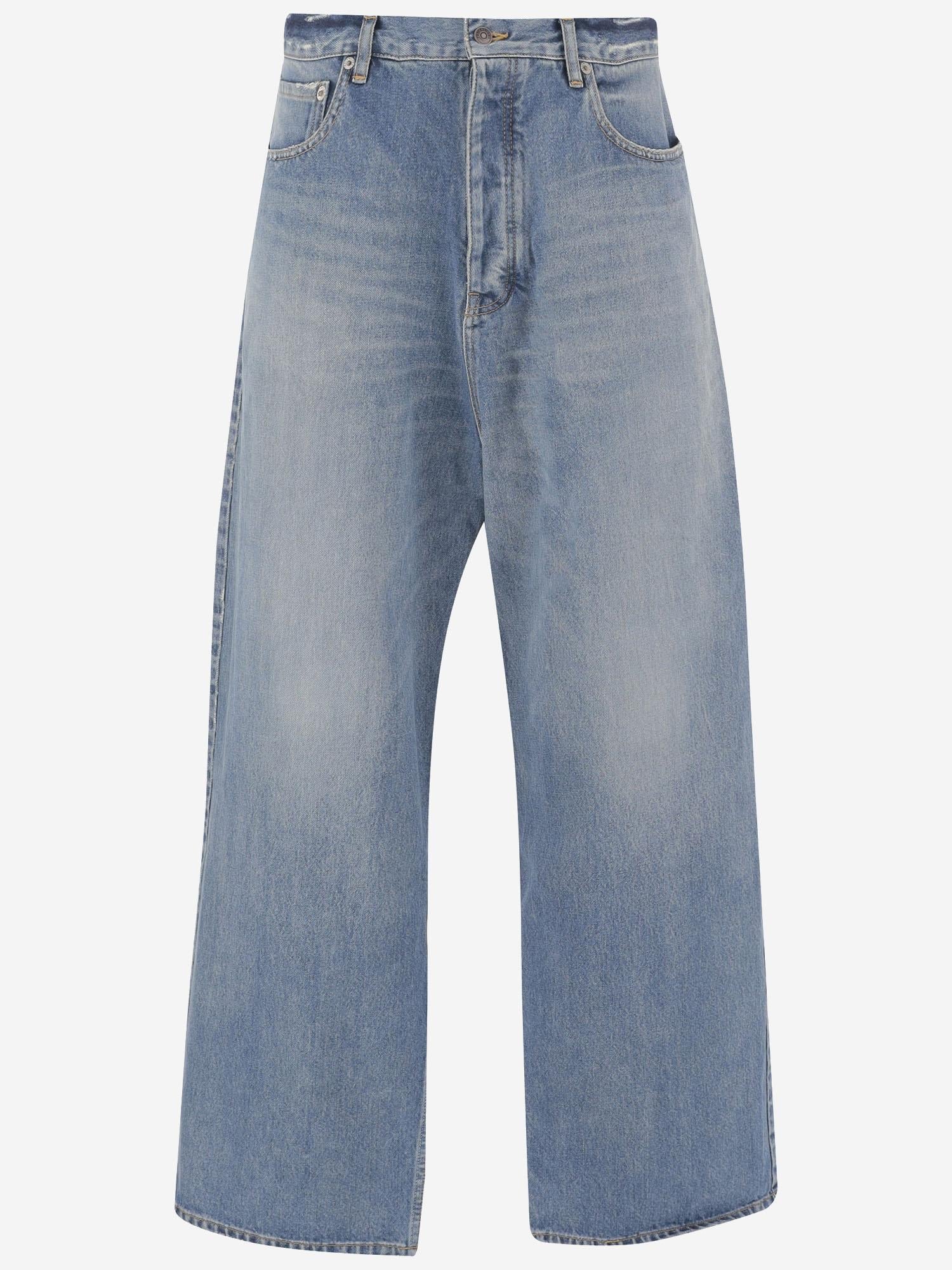 Baggy Denim Jeans — Blue