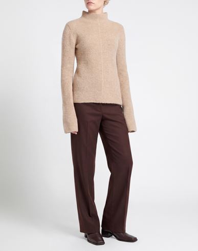 Woman Turtleneck Beige Size S Alpaca wool, Polyamide, Wool, Elastane