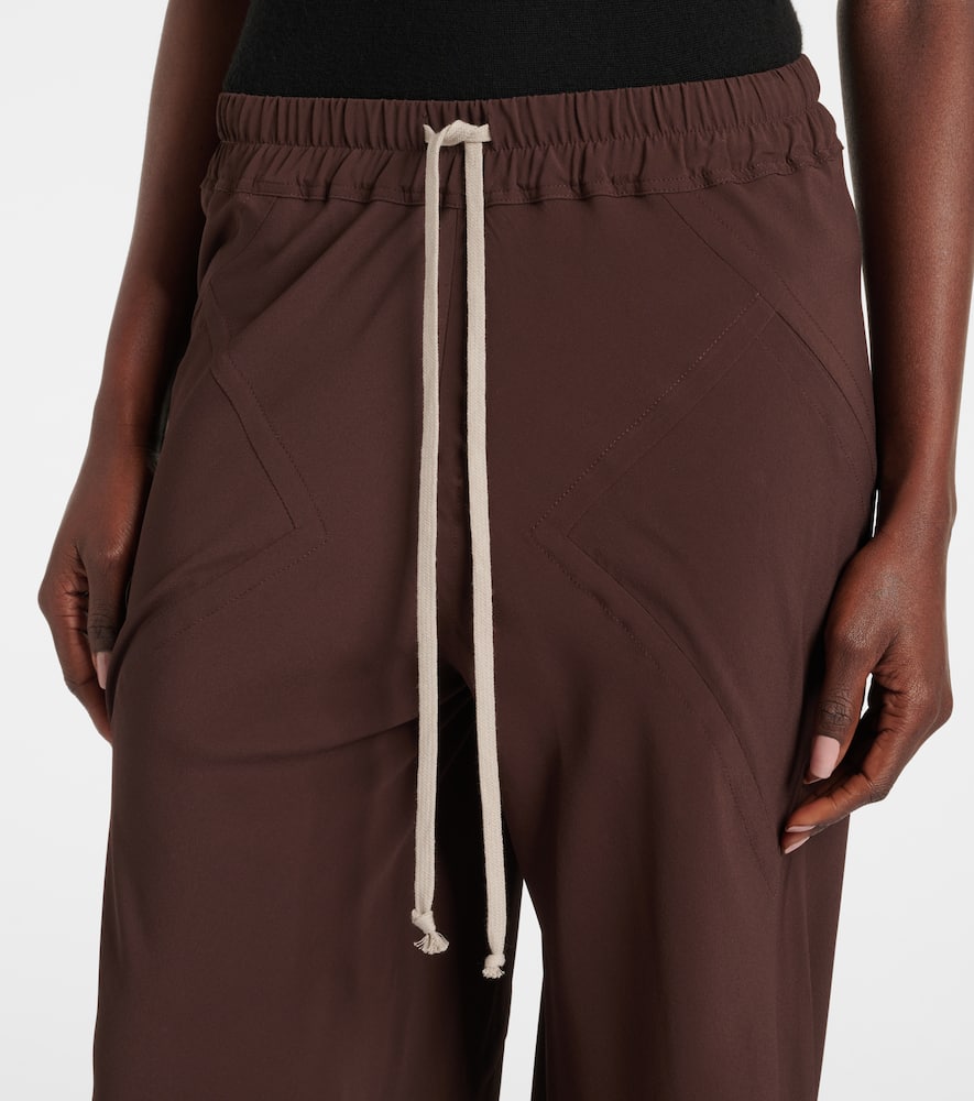 Dietrich Drawstring crêpe cady straight pants