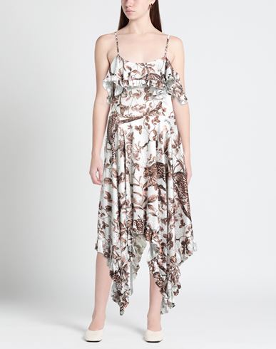 Woman Midi dress Ivory Size 4 Polyester, Elastane