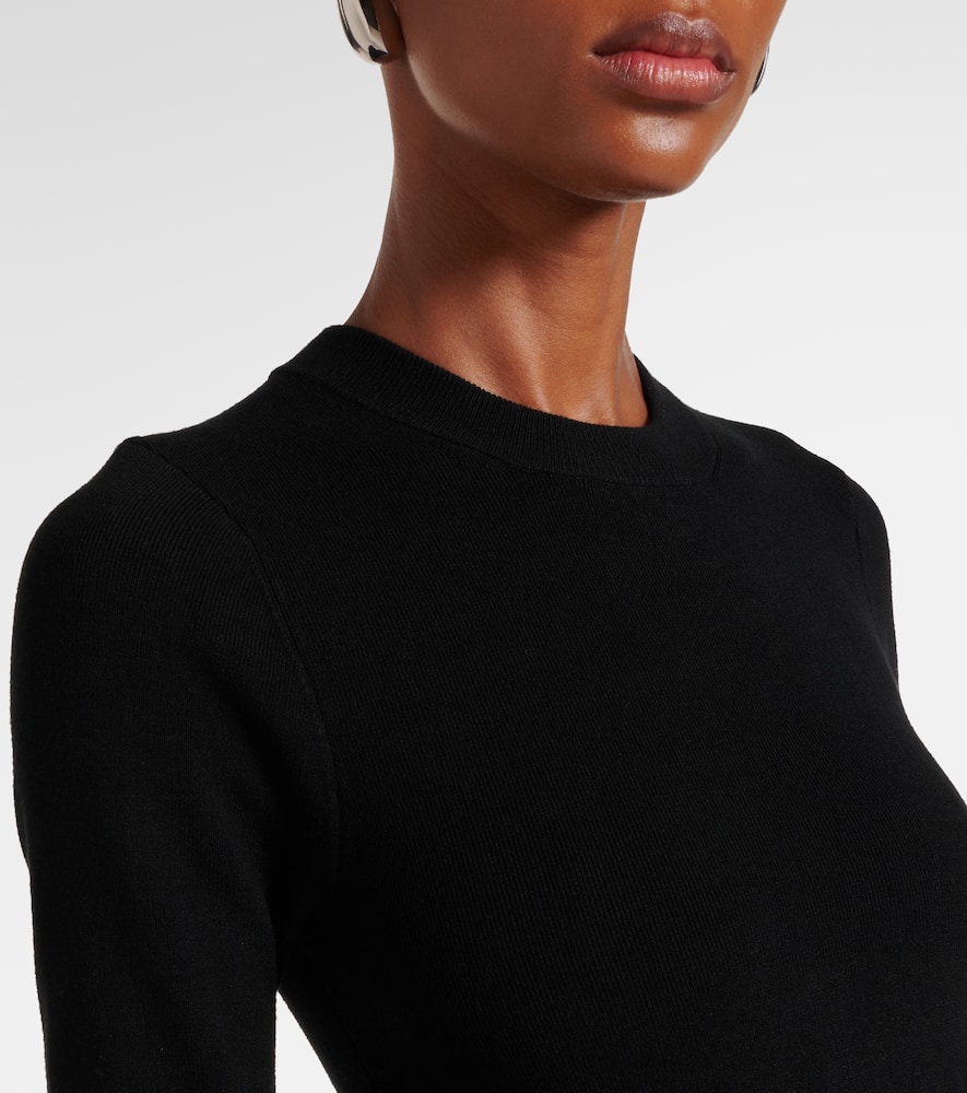 Abilene knitted pleated midi dress