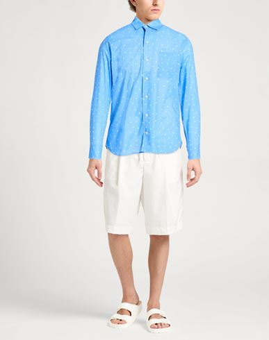 Man Shirt Azure Size 15 ¾ Cotton