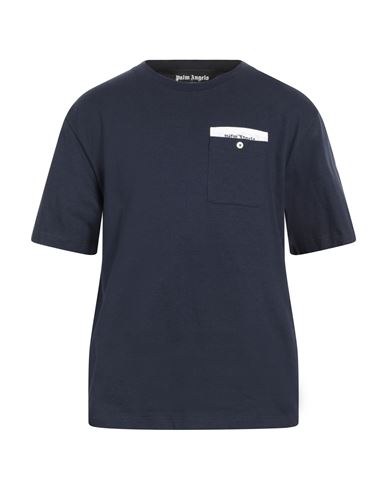 Man T-shirt Navy blue