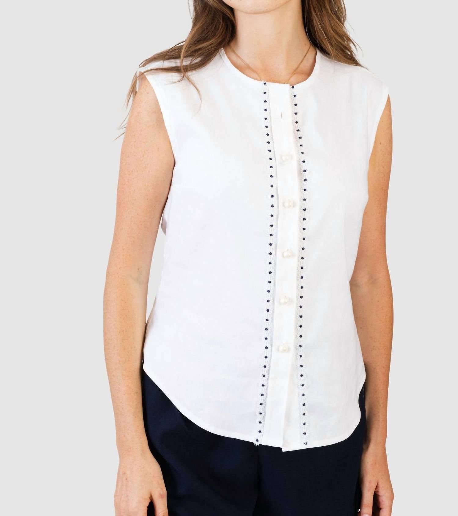 Julia Top In White