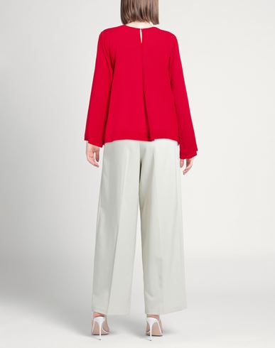 Woman Top Red Size 4 Acrylic, Silk