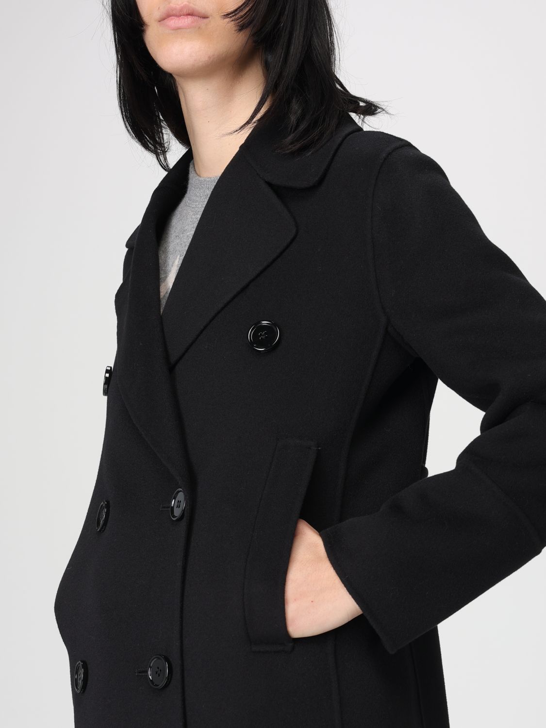 Coat Woman color Black