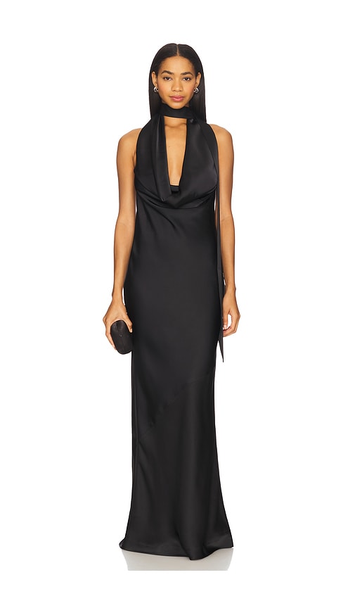 Lovers and Friends Jenna Gown in Black.  XS. Also in L, M