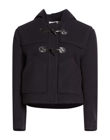 Woman Coat Midnight blue Size 0 Wool, Polyamide