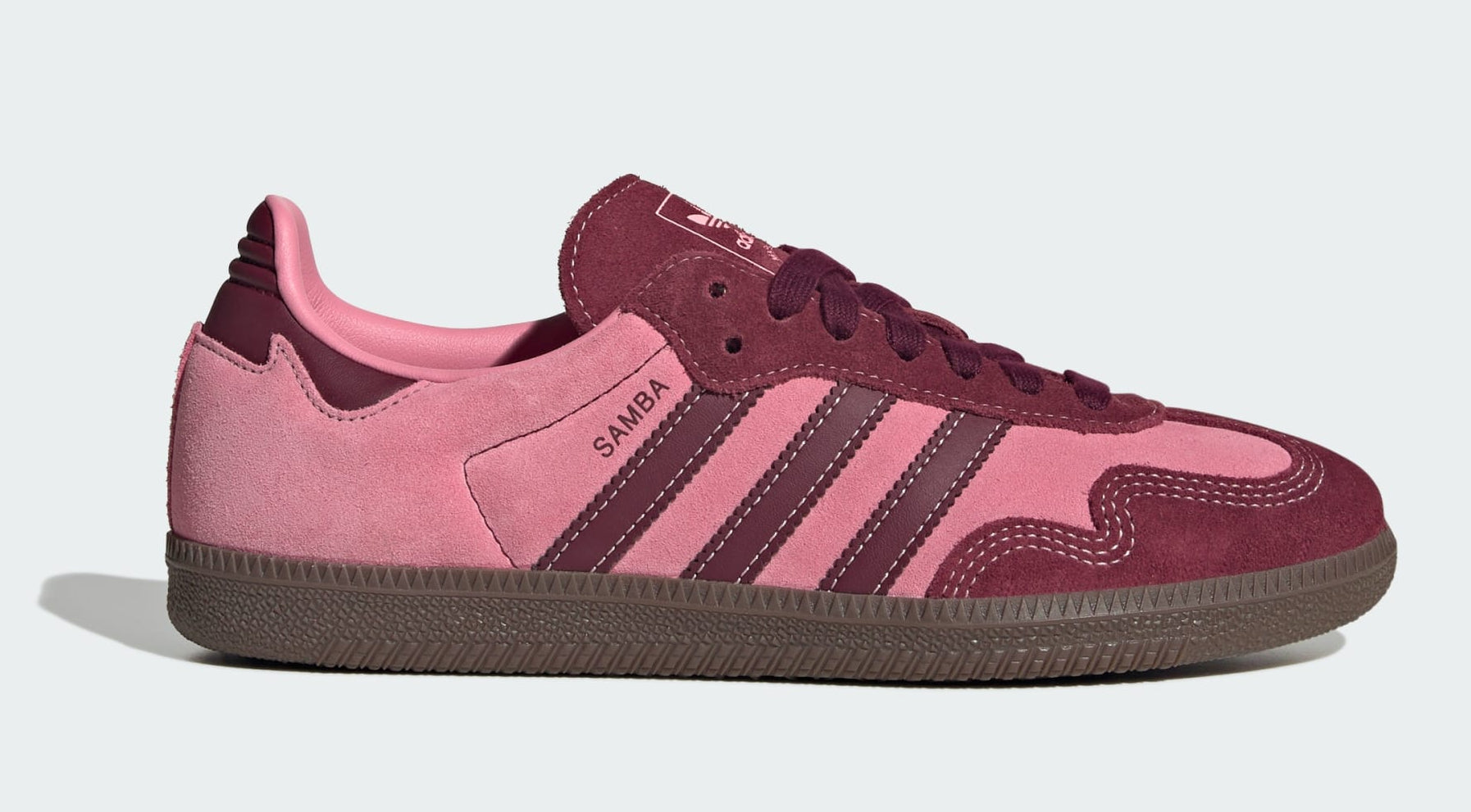 [IH6704] Women's Samba OG 'Pink Spark Shadow Red'