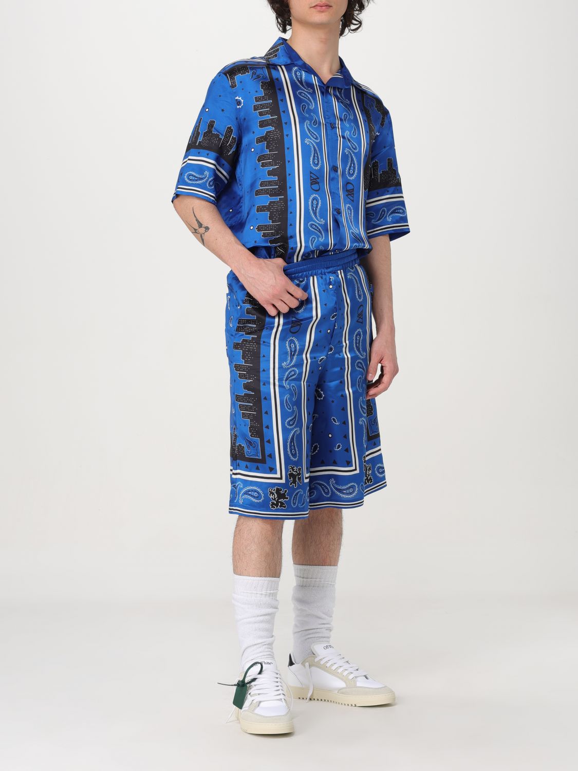 Short Men color Blue