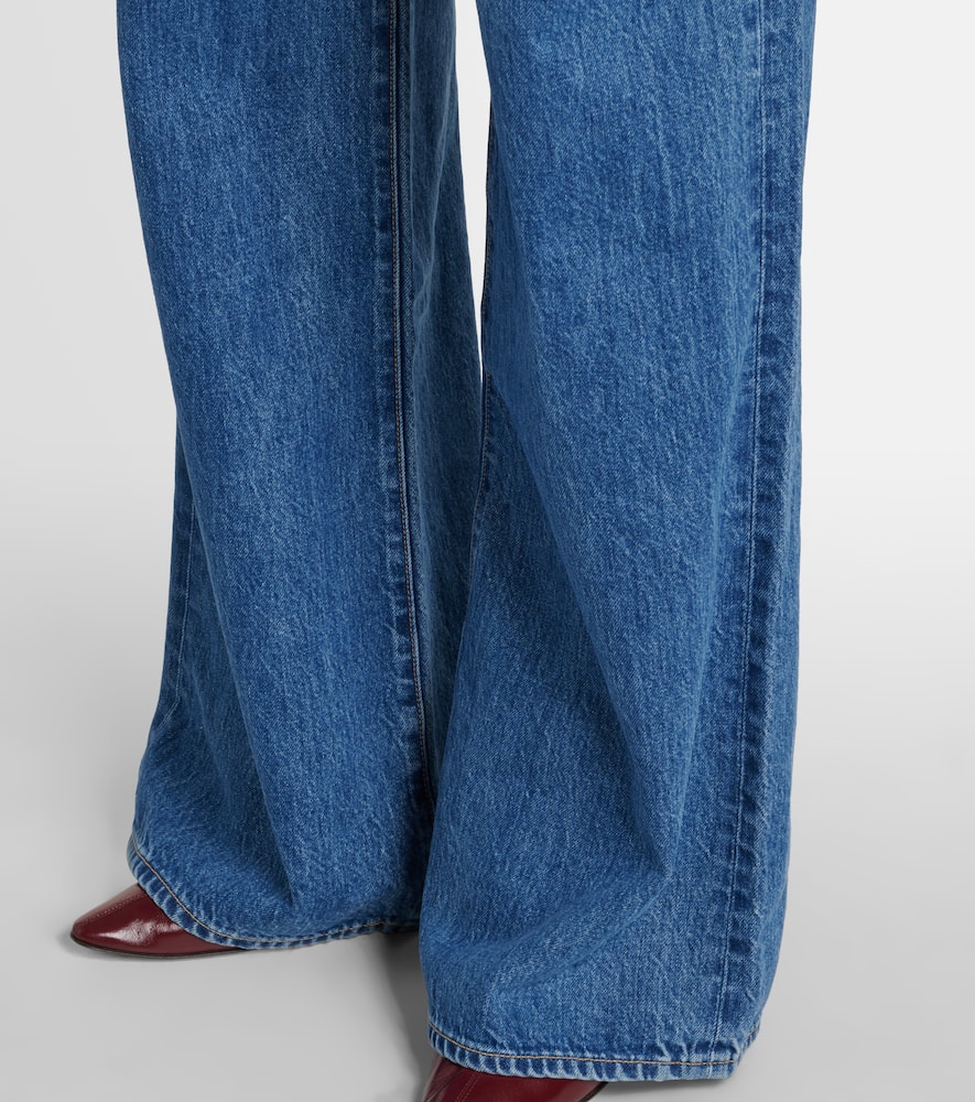 Eva high-rise wide-leg jeans