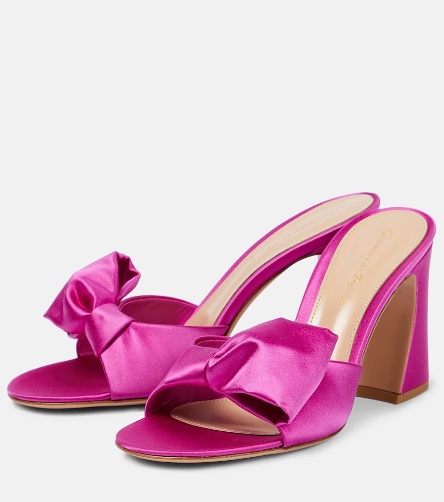 Rosie satin mules
