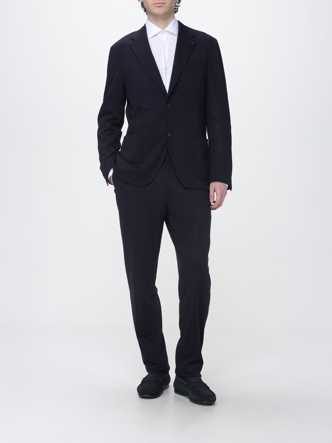 Blazer Men color Blue