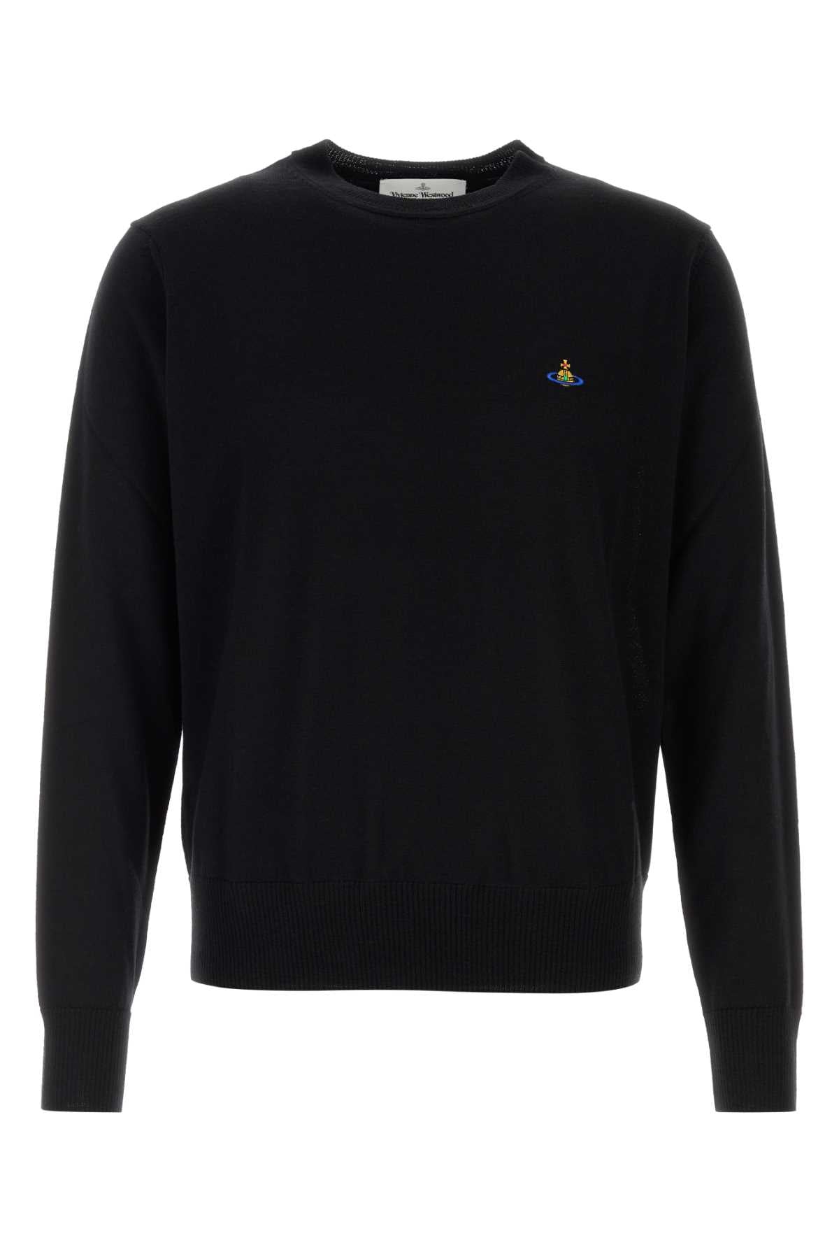 Round Sweater — Black